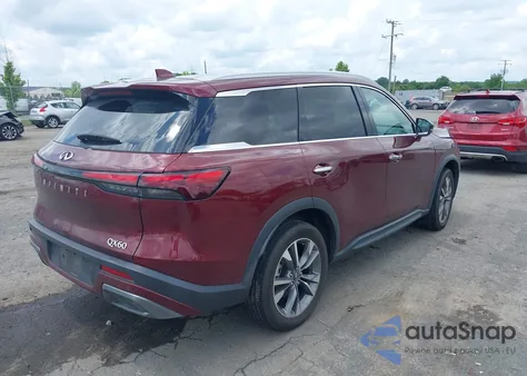 2022 Infiniti Qx60 Luxe из США, поврежденный, VIN 5N1DL1FR9NC330743